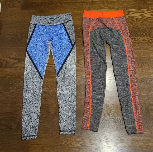 Lot of 2 girls leggings sz S/P - Picture 1 of 11